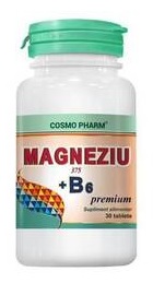 Magneziu 375 B6 Premium Formula - Cosmopharm