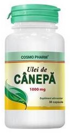 Ulei de Canepa 1000 mg - Cosmopharm
