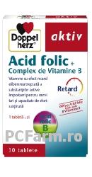 Acid Folic + Complex de Vitamine B, vitamine retard - DoppelHerz