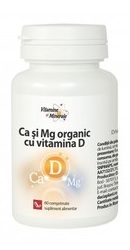 Ca Mg Organic cu Vitamina D Vitamine si Minerale  Dacia Plant