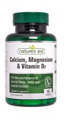 Calciu, Magneziu si Vitamina D3 - Natures Aid