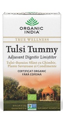Ceai Digestiv Tulsi Tummy cu Ghimbir - Organic India