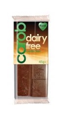 Baton vegan ciocolata organica cu Carob Fara Zahar - Plamil