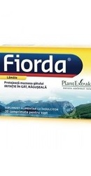 Fiorda Comprimate pentru supt aroma de lamaie - PlantExtrakt
