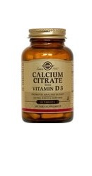 Calcium Citrat 250 mg cu Vitamina D3 - Solgar