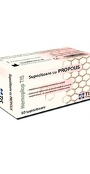 Hemoplop Supozitoare cu Propolis - Tis Farmaceutic