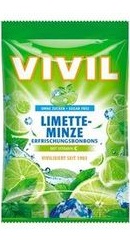 Bomboane Menta si Lime cu vitamina C - Vivil