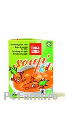 Supa (ecologica) de morcovi cu paste pentru copii - Lima food